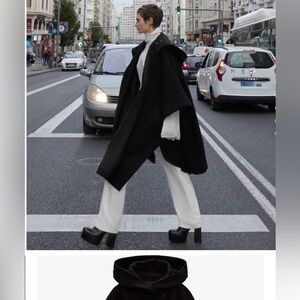 NWT Limited Edition Zara Wool Blend Cape